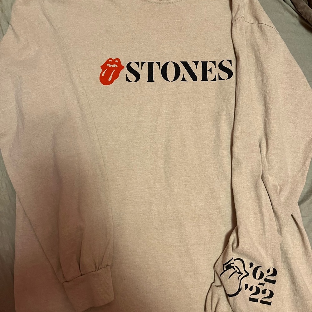 Cream- Small- Rolling Stones- Sixty- 2022 Tour- EUROPE  Long Sleeve Shirt